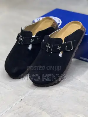 Chrome Hearts Embellished Birkenstock Boston Clogs