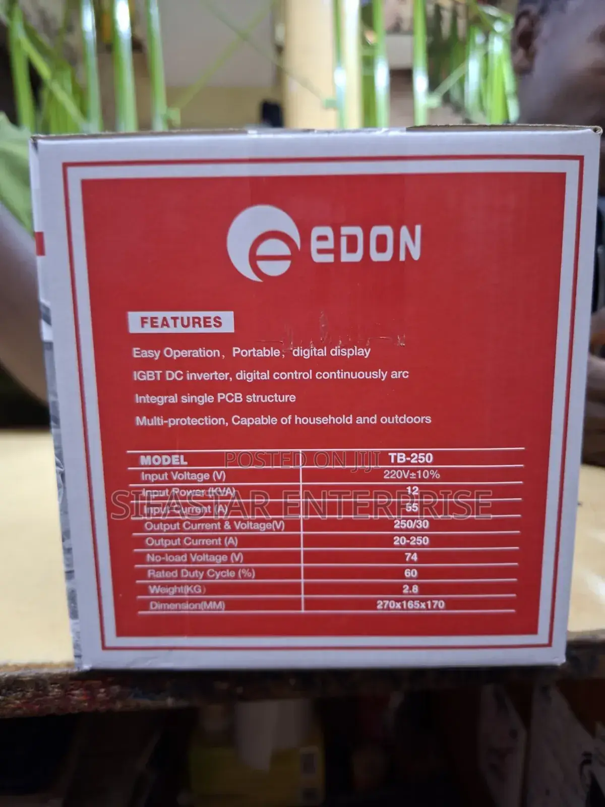 Edon Welding Tb250