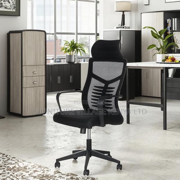 Adjustable Lift Executive Office Mesh Chair - thumbnail 2