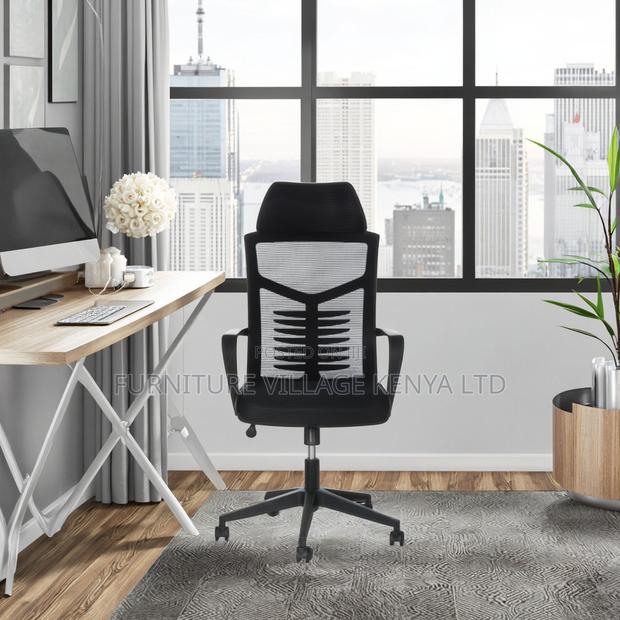 Adjustable Lift Executive Office Mesh Chair - thumbnail 3