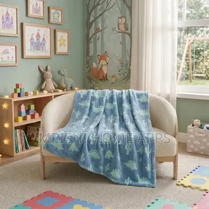 Glow in the Dark Dinosaur Blanket 180x200cm