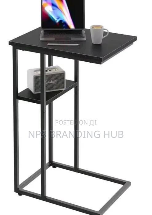 2 Layers Metallic Side Table/Bedside/Desk 35 Cm X34.5cm X58 Cm A.O - thumbnail 4