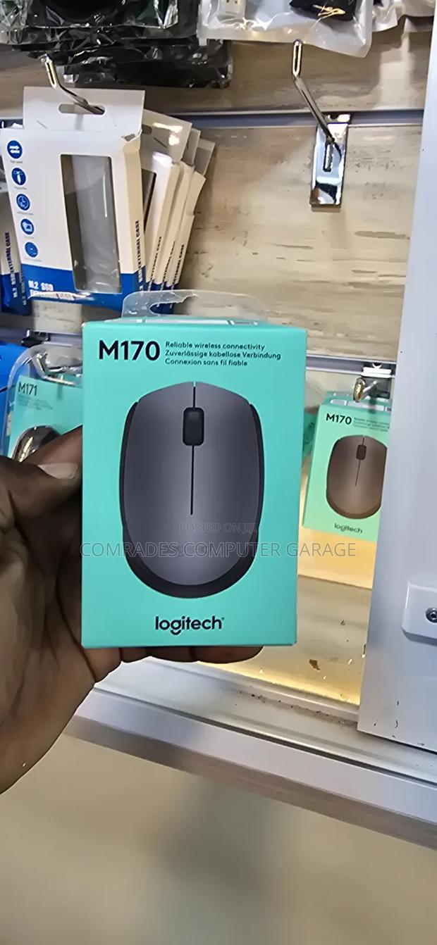 Logitech M170 Wireless Mouse in Grey. - thumbnail 3