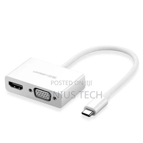 Ugreen Usb-C to Hdmi + Vga Converter (White) – Mm123