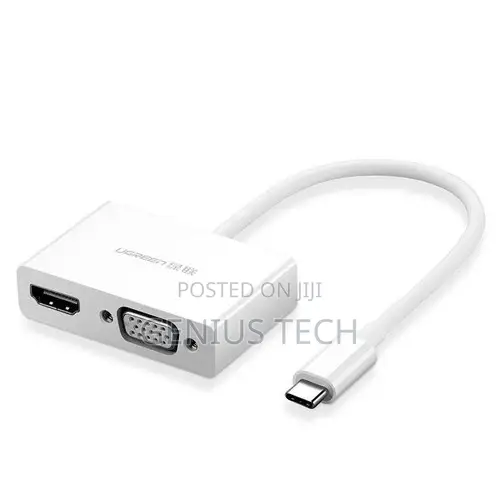 Ugreen Usb-C to Hdmi + Vga Converter (White) – Mm123
