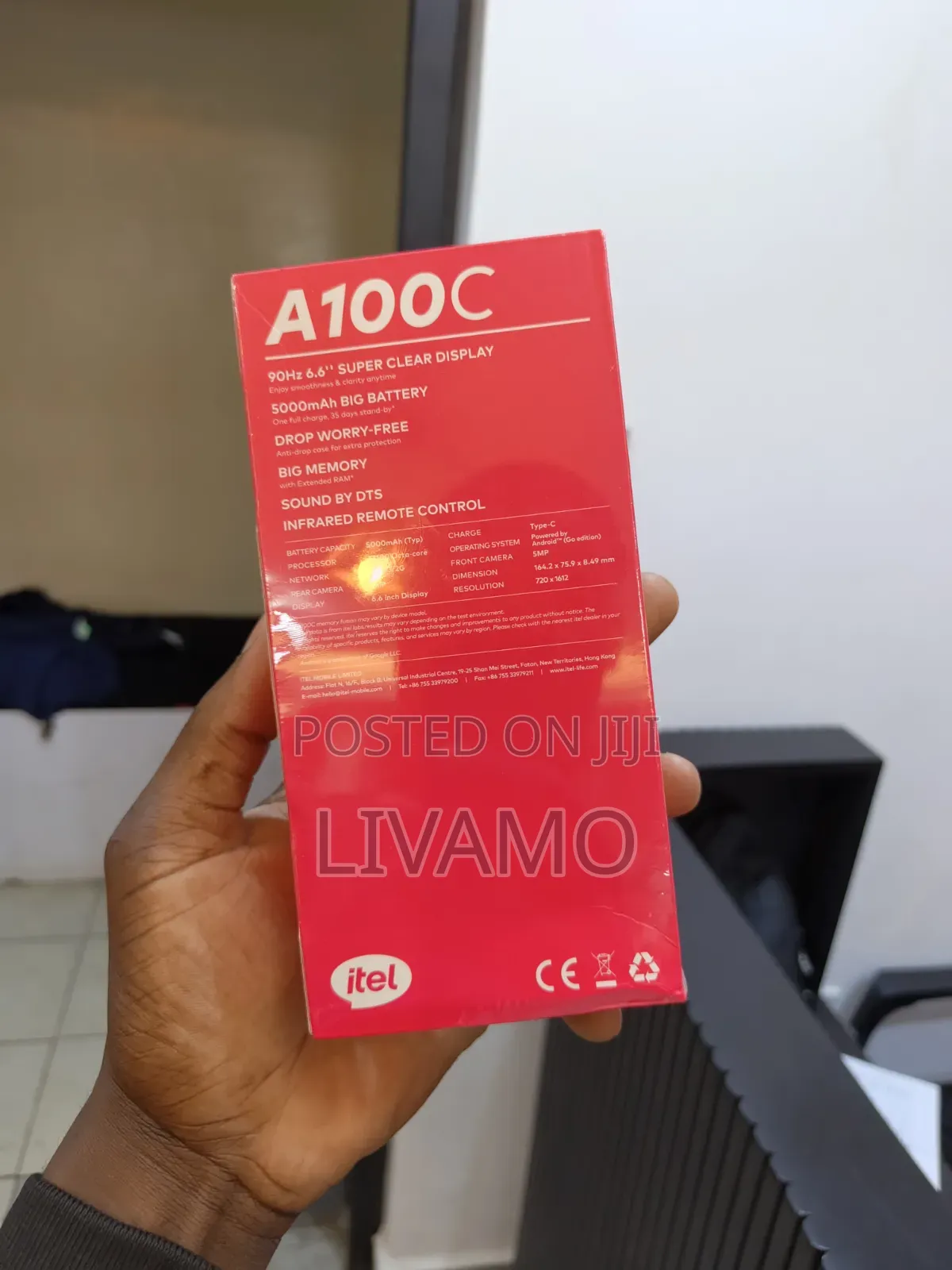 New Itel A100C 64 GB Gray