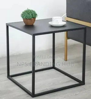 2in1 Nordic Metallic Side Table 34×34×37 Cm B.38×38×41cm Ao
