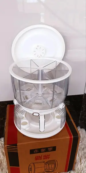 2kgs Partitioned 6 Grids Cereal Dispenser - 12 Kilos