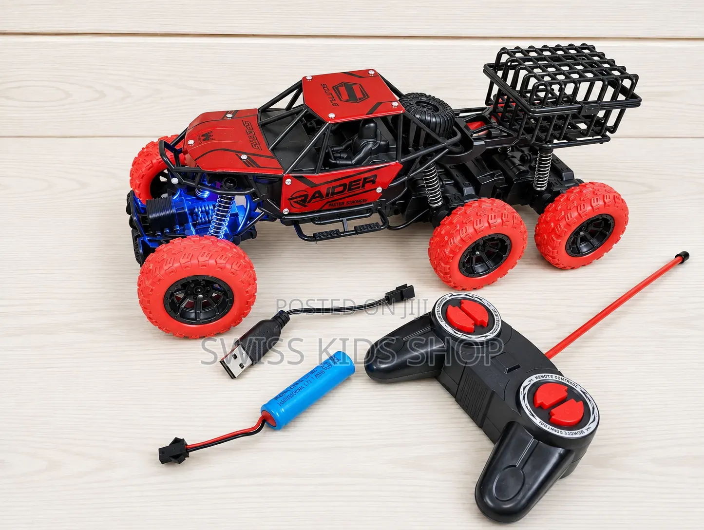 Monster Truck With Rechargeable Battery