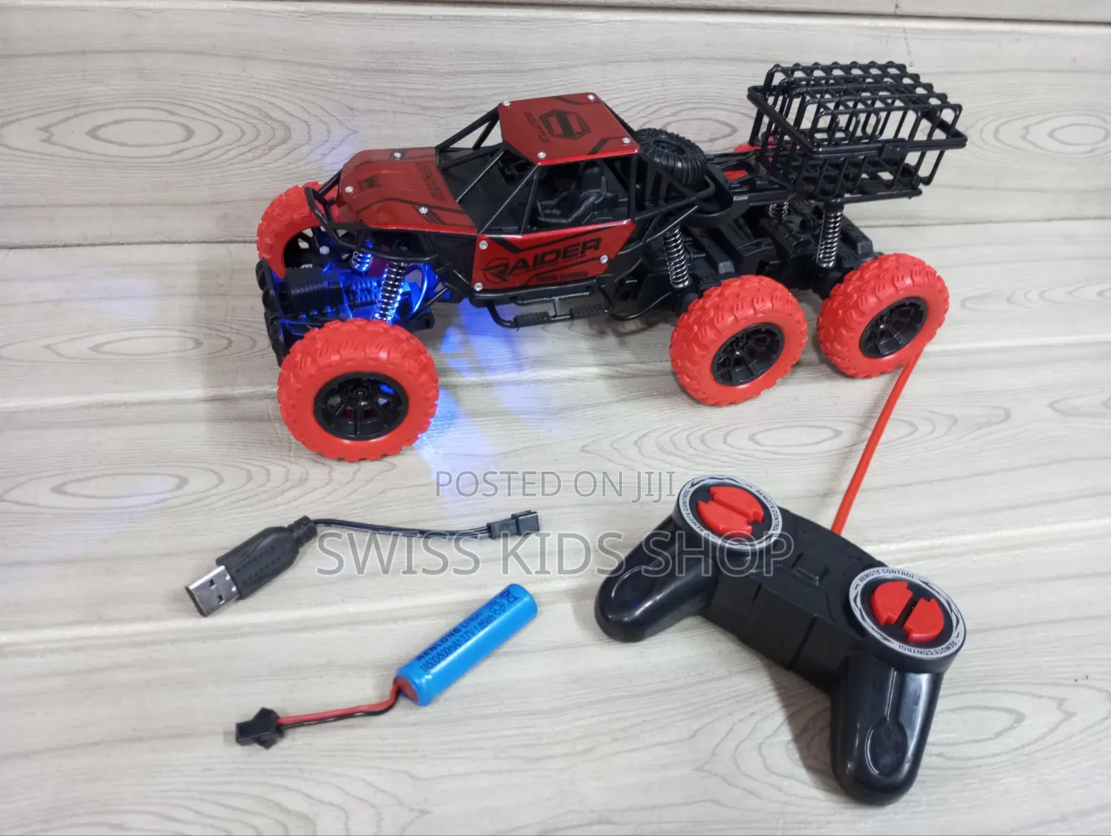 Monster Truck With Rechargeable Battery