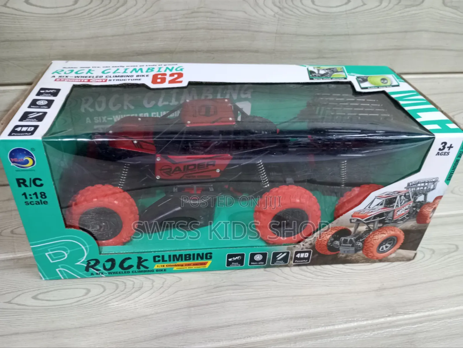 Monster Truck With Rechargeable Battery