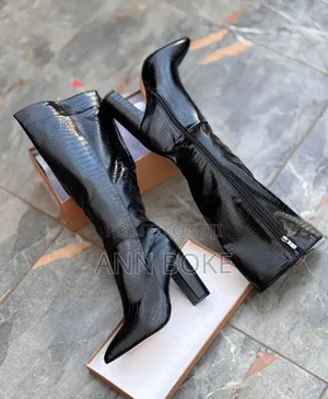 Leather Knee Length BootsSizes37,38,39,40,41,42