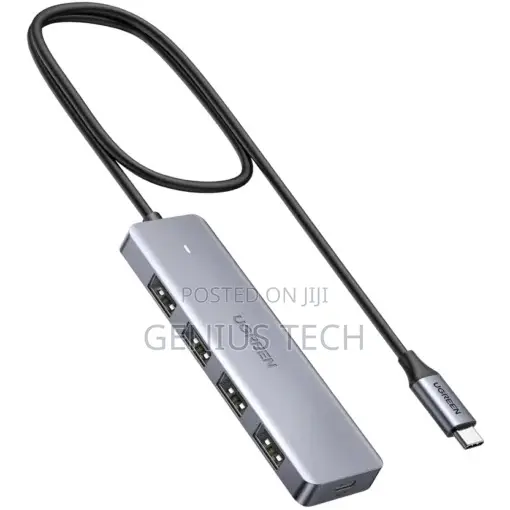 Ugreen 4-Port Usb 3.0 Hub With Usb-C Power Supply – Cm653
