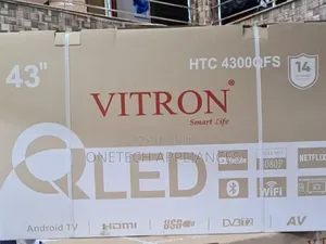 Vitron 43 Inches Qled Android Tv With Bluetooth