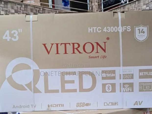 Vitron 43 Inches Qled Android Tv With Bluetooth