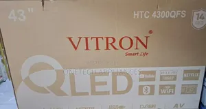Vitron 43 Inches Qled Android Tv With Bluetooth