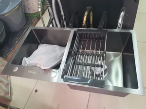 Frencia Black Kitchen Sink 73 X 48cm