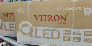 Vitron 43 Inch Qled Smart Tv 4300qfs Full Hd 1080p Youtube Bt