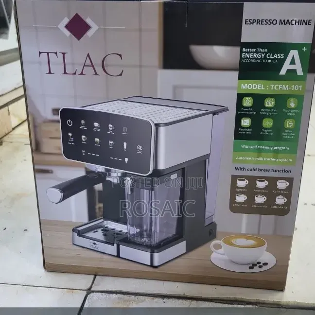 Tlac Espresso Coffee Machine TCFM 101, 1.8l, Automatic