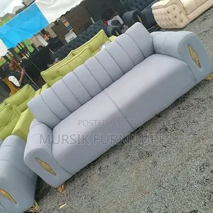 Cream Woolen Excquisite 3-Seater