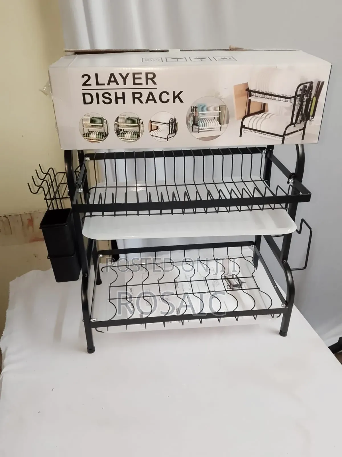 Executive Marble 2 Layer Dish Rack