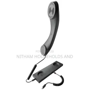 Porodo Classic Retro Phone Handset With Type-C Connector – Black