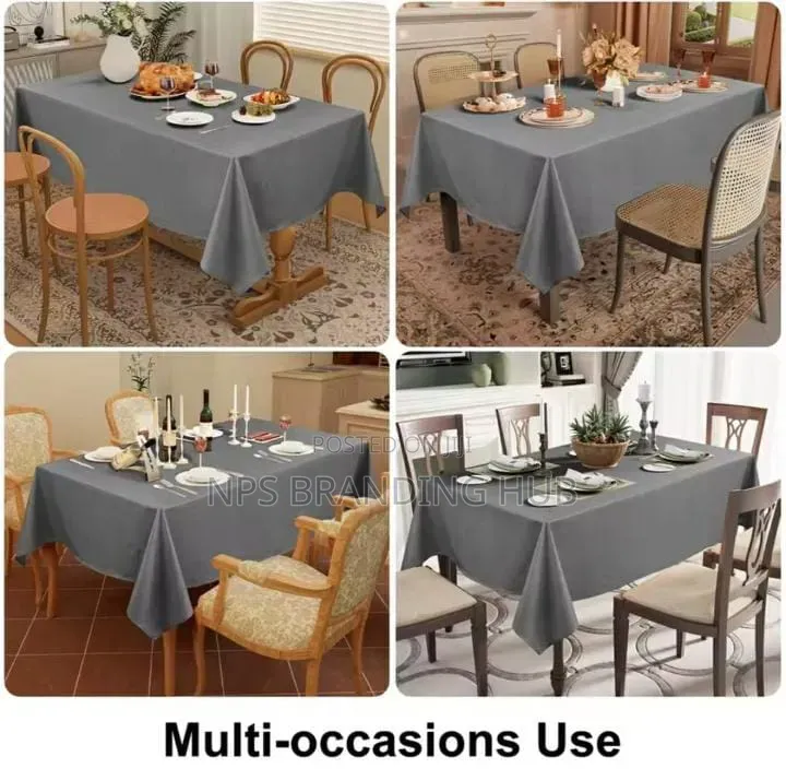 Waterproof Table Cloth 140 by 220 Cm Ao
