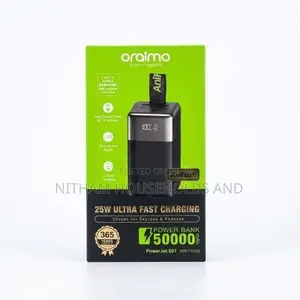 Oraimo Powerjet 85w 50,000mah Ultra Fast Charging Power Bank