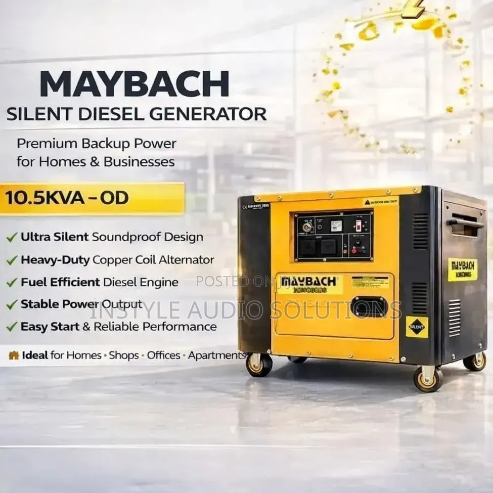 10kva Maybach Diesel Engine Silent Generator