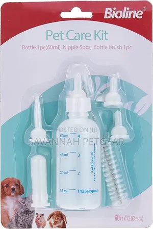 Bioline Pet Nursing Care Kit With 60ml Bottle for Puppies and Kittens.