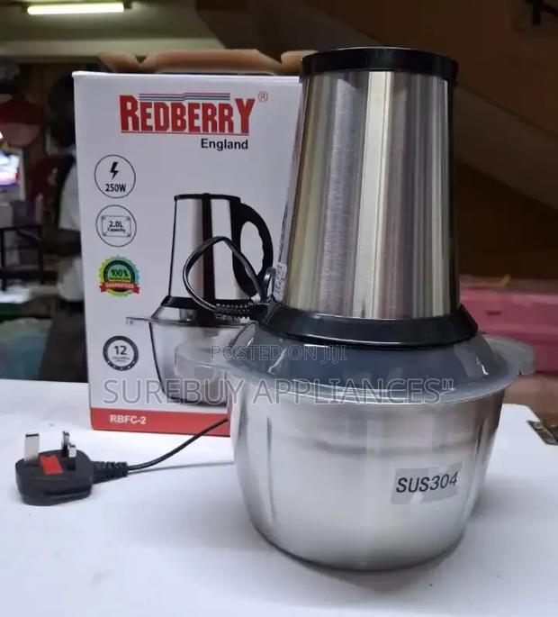 Redberry 2l Kitchen Electric Grinder Chopper