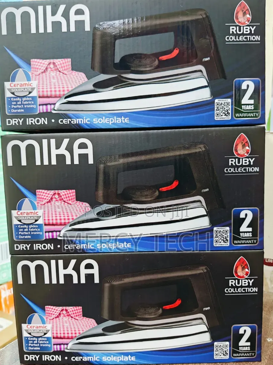 Mika Dry Iron Ceramic Soleplate
