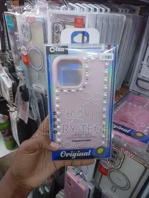 Fashion Case Decorative 3d Pearl-Style Bows for a Mobile Phone.