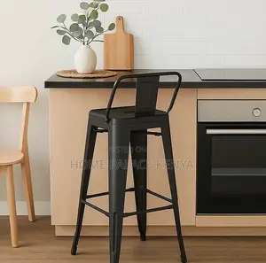 Counter Stool: Heavy Duty Iron Bar Stool With Steady Design