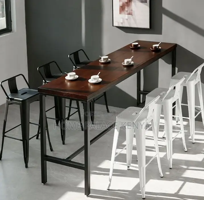 Counter Stool: Heavy Duty Iron Bar Stool With Steady Design