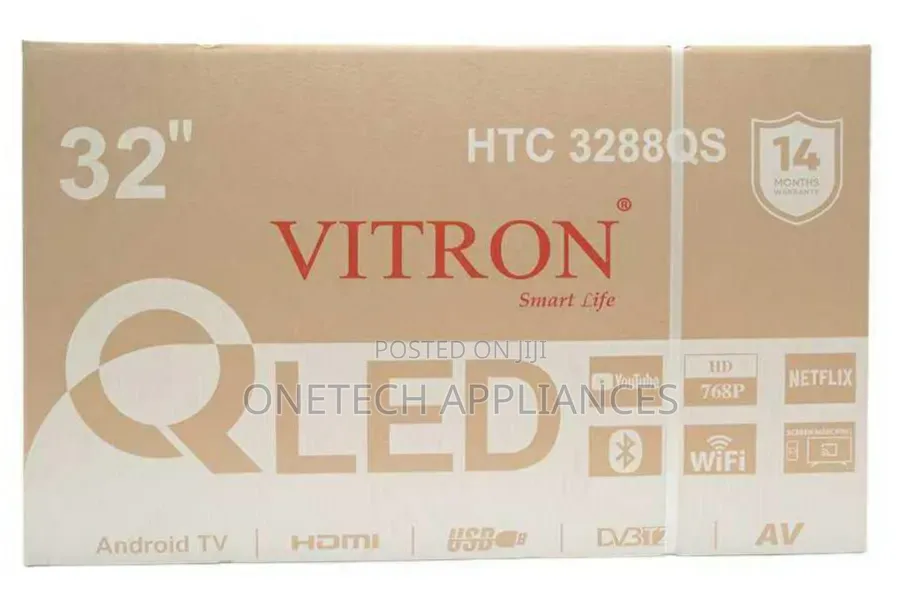 Vitron 32inch Qled Android Tv