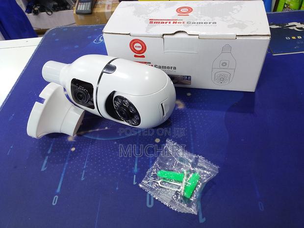 V380 Dual Camera Bulb With Night Vision