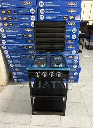 Electromate 3+1 Standing Cooker With Shelves