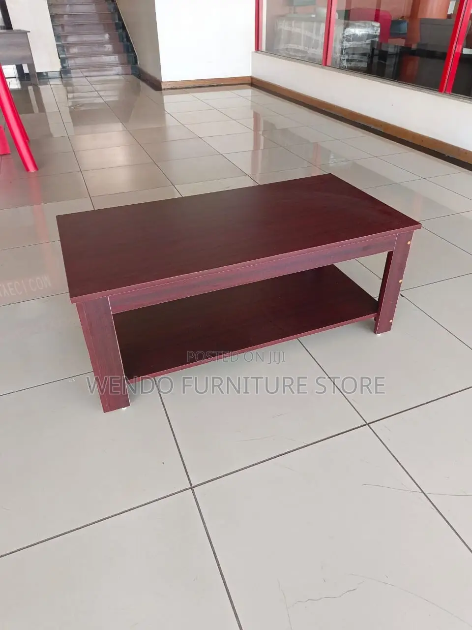 Coffee Tables; Mahogany Rectangle Living Room Coffee Table
