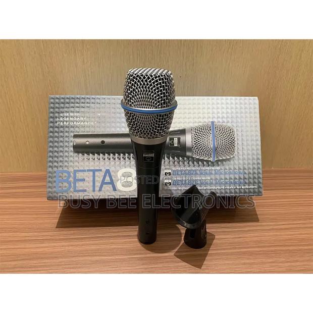 Beta87a New Stage Performance Professional Condenser Microphone - main view