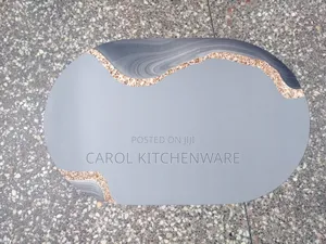 Super Absorbent Oval Rubber Mat / Anti-Slip Bathroom Mat