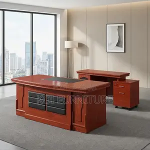 Office Desk : 1.6m Mahogany Finish Sovereign Grand Executive Desk