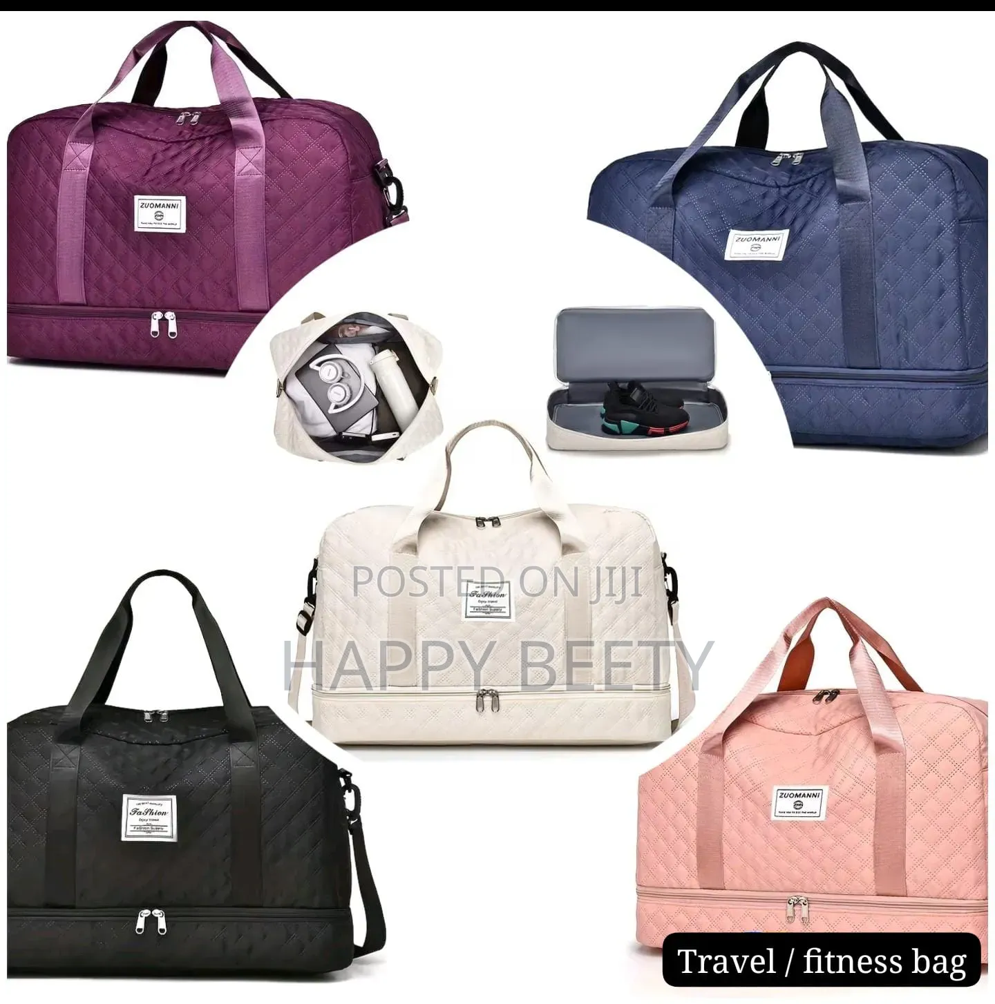 *Casual Large Capacity Travel Duffel Bag
