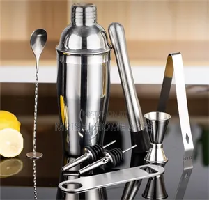 8pcs Stainless Steel Cocktail Shaker Set
