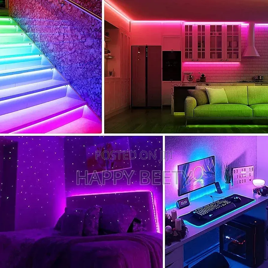 *5m RGB Led Neon Rope Light With Remote Contro