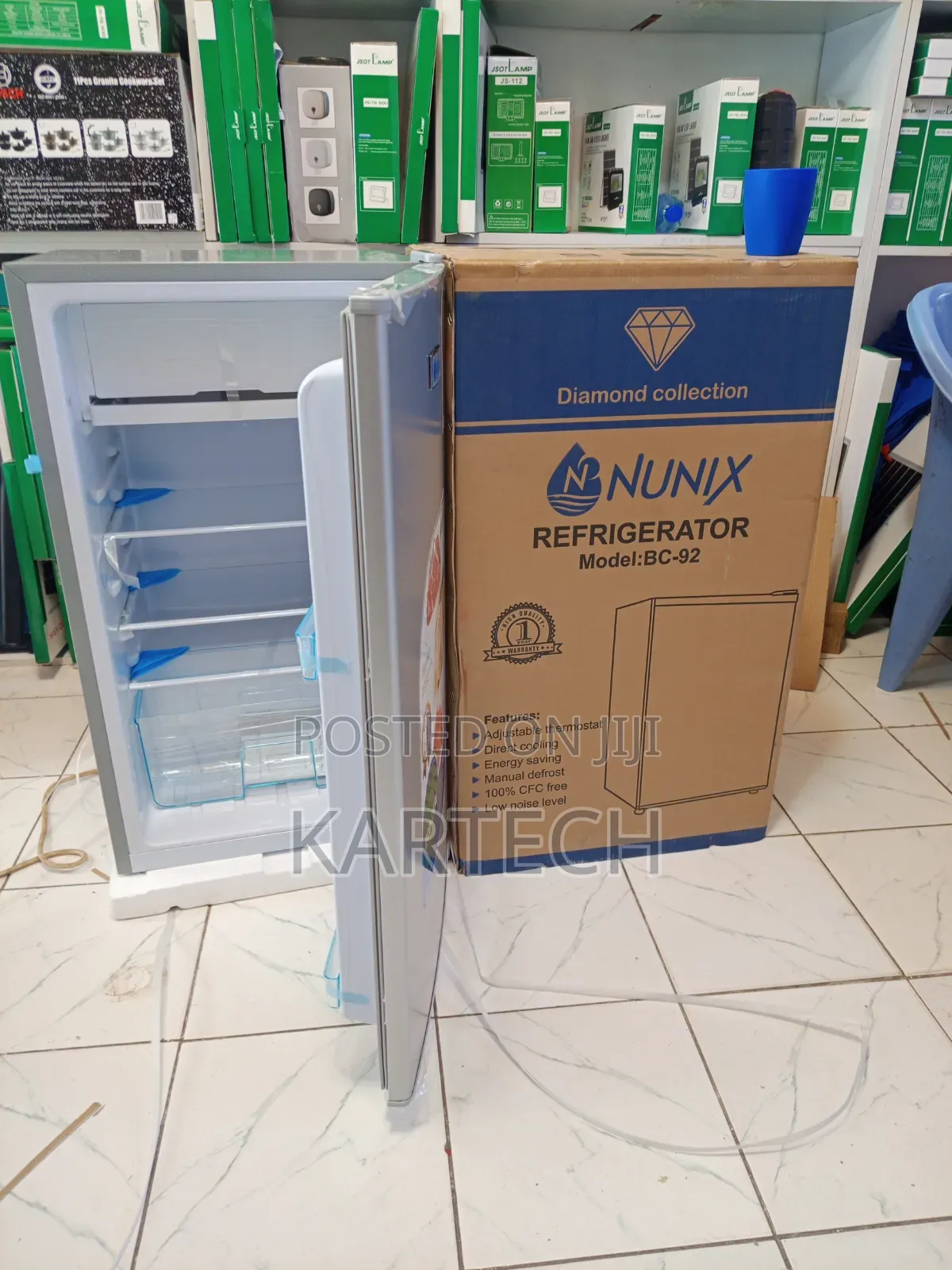 Nunix 92 Litres Single Door Ecocare Refrigerator 2 Star Rating