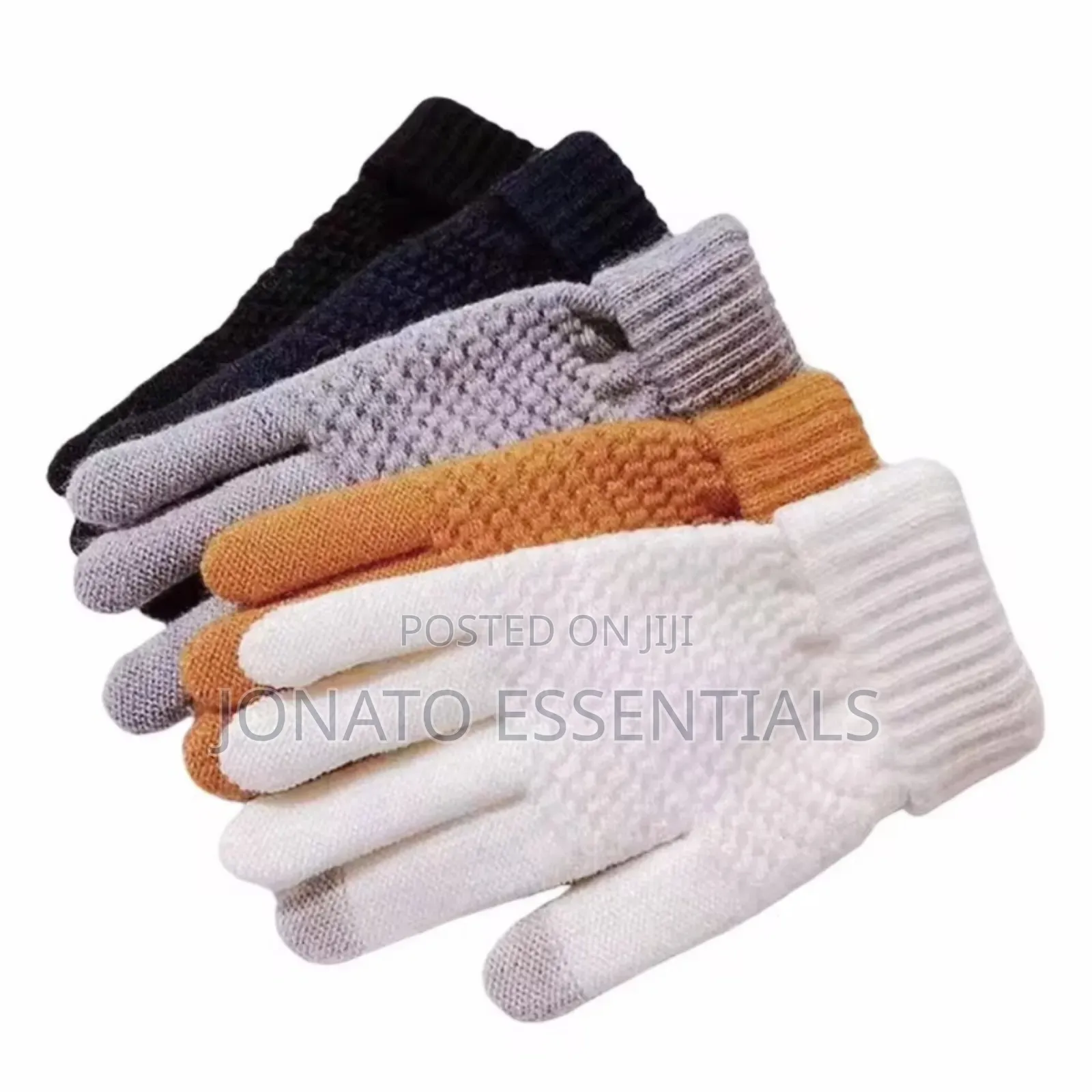 Pair of Warm Winter Gloves Knit Unisex Thick Thermal Mittens
