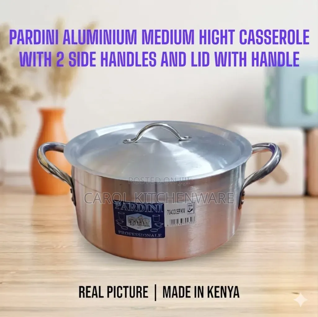 25 Ltr Pardini Aluminium Sufuria With Handle