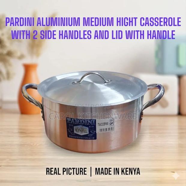 25 Ltr Pardini Aluminium Sufuria With Handle