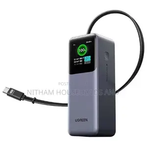Ugreen Pb726 Nexode Power Bank 20,000mah 165w With USB-C Cable.